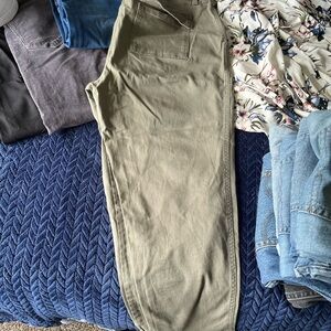 A New Day Sage Green Stretch Pants